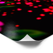 Märchenhafter Wanderpfad durch blühende Berglandsc ポスター (コーナー)