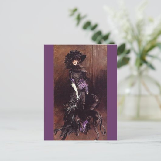 MarchesaルイザCasati - Boldini ポストカード (スタンド正面)