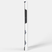 Marching Band Cat Drummer Navy Blue Gold Pattern Samsung Galaxyケース (右側面)