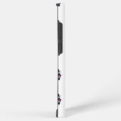 Marching Band Drummer Cat Navy Blue and Red Samsung Galaxyケース (右側面)