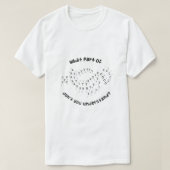 Marching Band Funny Drill Chart Director Music Gif Tシャツ (デザイン正面)