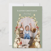 Marching Band Happy Easter Photo Card シーズンカード (正面)