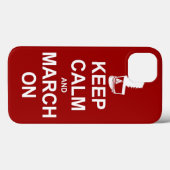 Marching Band Keep Calm and March On Case-Mate iPhoneケース (裏面 (横))