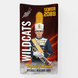 Marching Band Senior Class Custom Sports Photo 横断幕