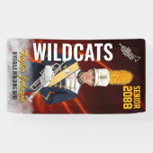 Marching Band Senior Class Custom Sports Photo 横断幕 (横)