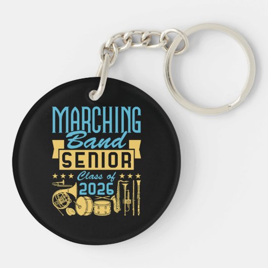 Marching Band Senior Class of 2026 キーホルダー (裏面)
