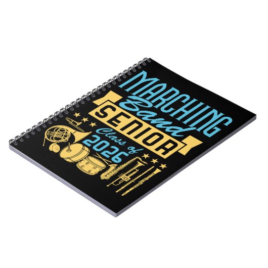 Marching Band Senior Class of 2026 ノートブック (左側)