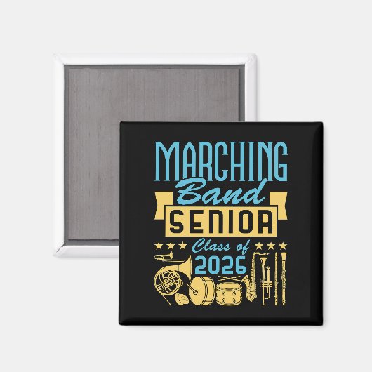 Marching Band Senior Class of 2026 マグネット (正面/裏面)
