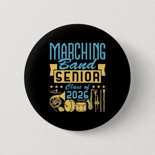 Marching Band Senior Class of 2026 缶バッジ (正面)
