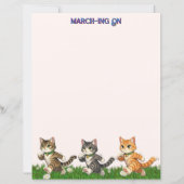 Marching Cats Stationery (正面)