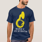 Marching sousaphone  Weapon of Brass Destruction Tシャツ (正面)