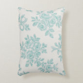 Marcie and Lou Green Floral Vintage アクセントクッション (正面(垂直))