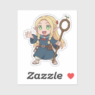 Marcille Chibi Elf Mage シール
