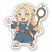 Marcille Chibi Elf Mage シール (正面)