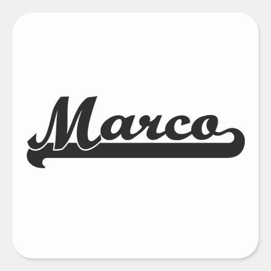 Marcoのクラシックなレトロの一流のデザイン スクエアシール (正面)