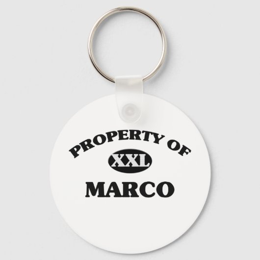 MARCOのプロパティ キーホルダー (正面)