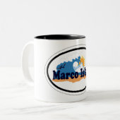 Marcoの島 ツートーンマグカップ (正面左)
