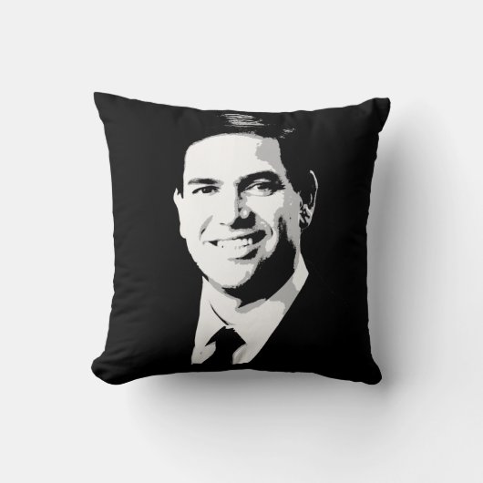 Marcoルビオは直面します クッション (正面)