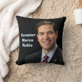 Marcoルビオ2016年上院議員-両側を見て下さい クッション (ブランケット)