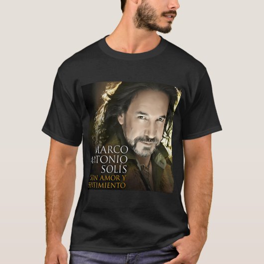 Marco Antonio SolÃs - 愛と感情を込めて 202 Tシャツ (正面)