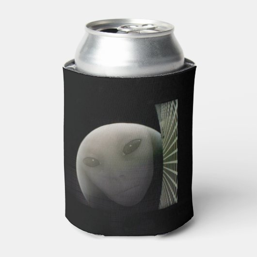 MarCO CubeSatエイリアン火星別 缶クーラー (缶正面)