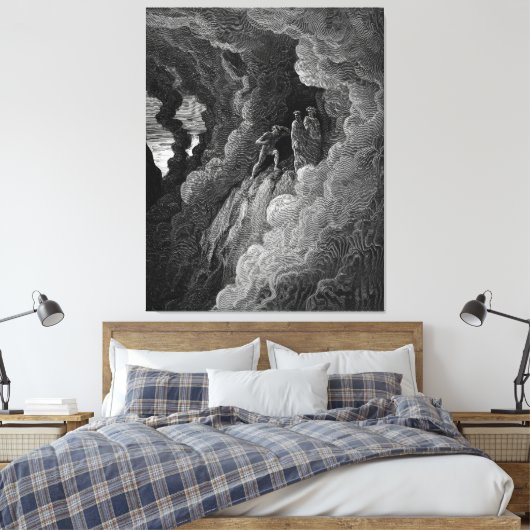 Marco Lombardo Follows The Poets Dante キャンバスプリント (インサイチュ (寝室))