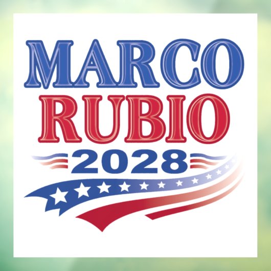 Marco Rubio 2028 (3st) ウィンドウサイン (シート3)