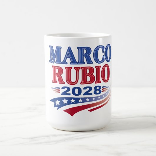 Marco Rubio 2028 (3st) コーヒーマグカップ (中央)