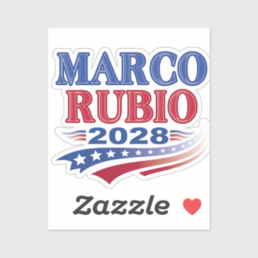 Marco Rubio 2028 (3st) シール (シート)