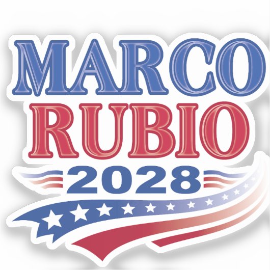 Marco Rubio 2028 (3st) シール (正面)