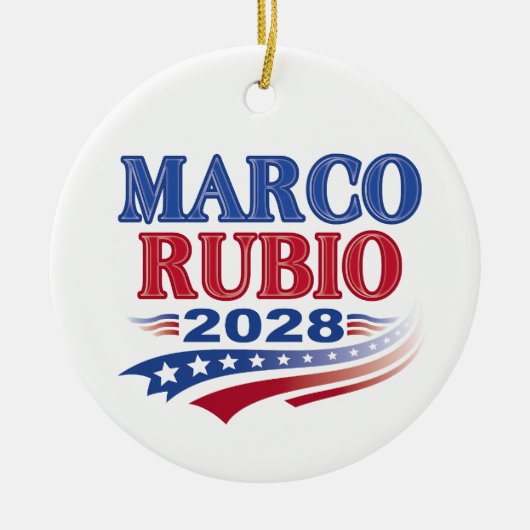 Marco Rubio 2028 (3st) セラミックオーナメント (正面)