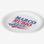Marco Rubio 2028 (3st) ペーパープレート (アングル)