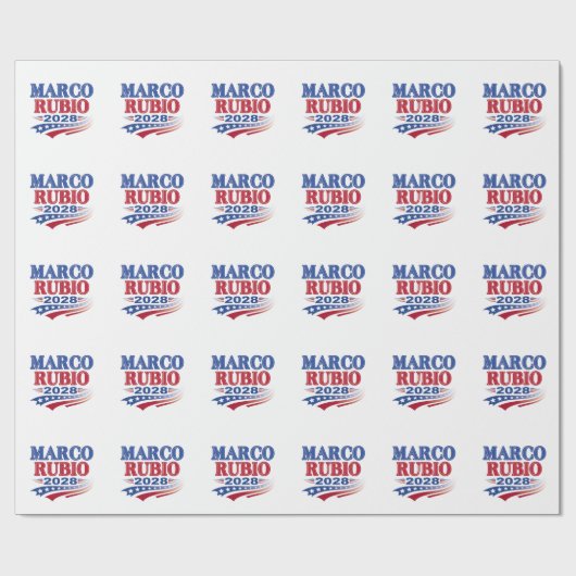 Marco Rubio 2028 (3st) ラッピングペーパー (フラット)