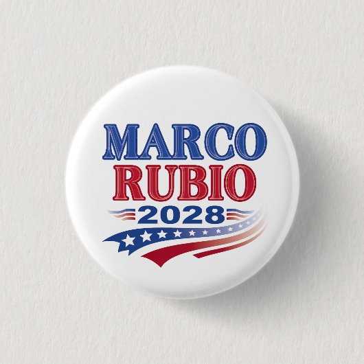 Marco Rubio 2028 (3st) 缶バッジ (正面)
