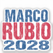 Marco Rubio 2028 (dis) シール (正面)