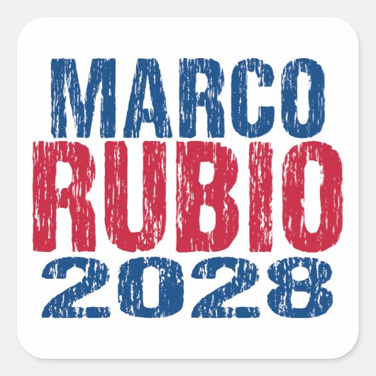 Marco Rubio 2028 (dis) スクエアシール (正面)