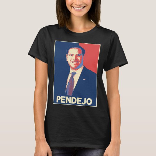 Marco Rubio Pendejo不在者が機能しない Tシャツ (正面)