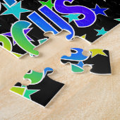 「MARCUS」名、おもしろい「ハッピーバースデー」 ジグソーパズル (側面)