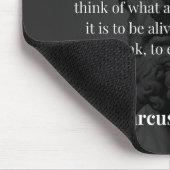 Marcus Aureliusの朝の反射：感謝 マウスパッド (コーナー)