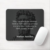 Marcus Aureliusの朝の反射：感謝 マウスパッド (マウス)