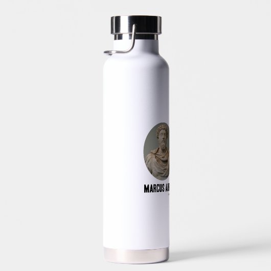 Marcus Aureliusほとんど必要なく幸せな生活を作る ウォーターボトル (右面)