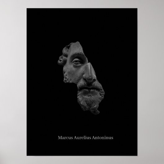 Marcus Aureliusポスター – ストイック哲学 ポスター (正面)