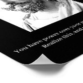 Marcus Aureliusポスター – ブラック/ホワイト ポスター (角)