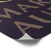 Marcus Aurelius引用文：より静かまたはより厄介な ポスター (角)