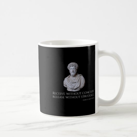 Marcus Aurelius – 古代ローマ経済哲学ク コーヒーマグカップ (右)