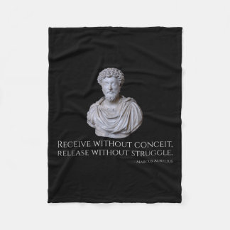 Marcus Aurelius – 古代ローマ経済哲学ク フリースブランケット