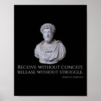 Marcus Aurelius – 古代ローマ経済哲学ク ポスター