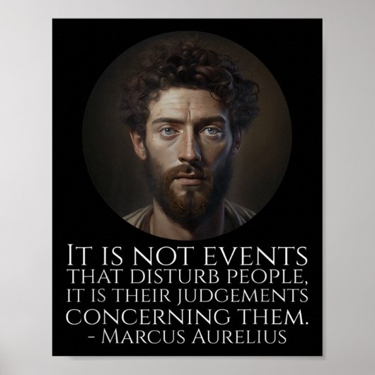 Marcus Aurelius - Ancient Roman Stoic Philosophy Q ポスター (正面)