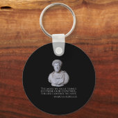 Marcus Aurelius - Motivational Stoicism Philosophy キーホルダー (正面)