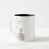 Marcus Aurelius Quote Mug ツートーンマグカップ (正面左)